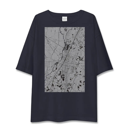 【小山（栃木県）】地図柄ビッグシルエットTシャツ
