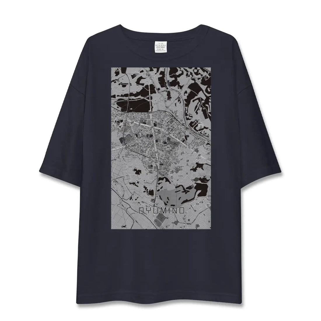 【おゆみ野(千葉県)】地図柄ビッグシルエットTシャツ