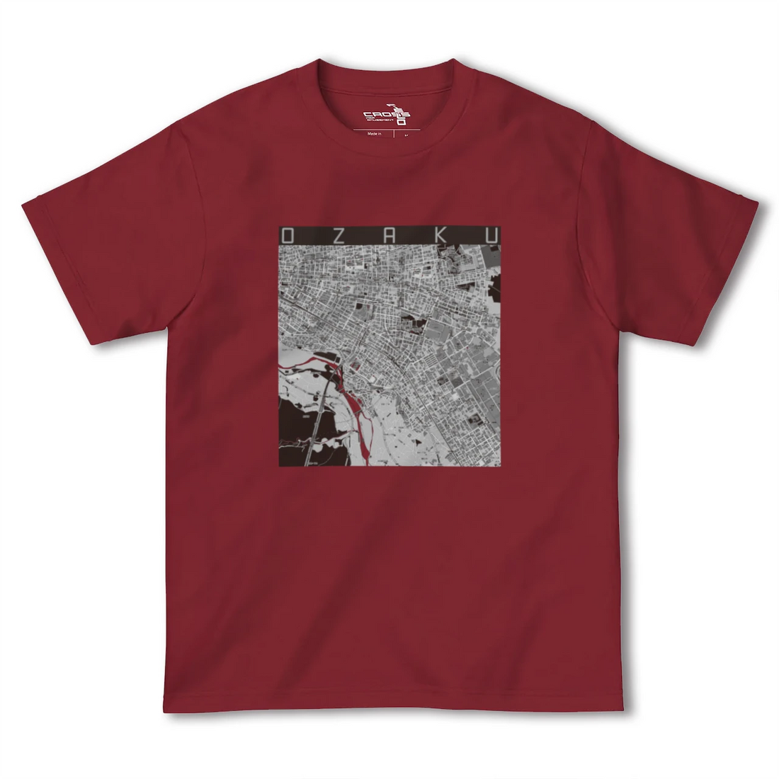 【小作(東京都)】地図柄ヘビーウェイトTシャツ