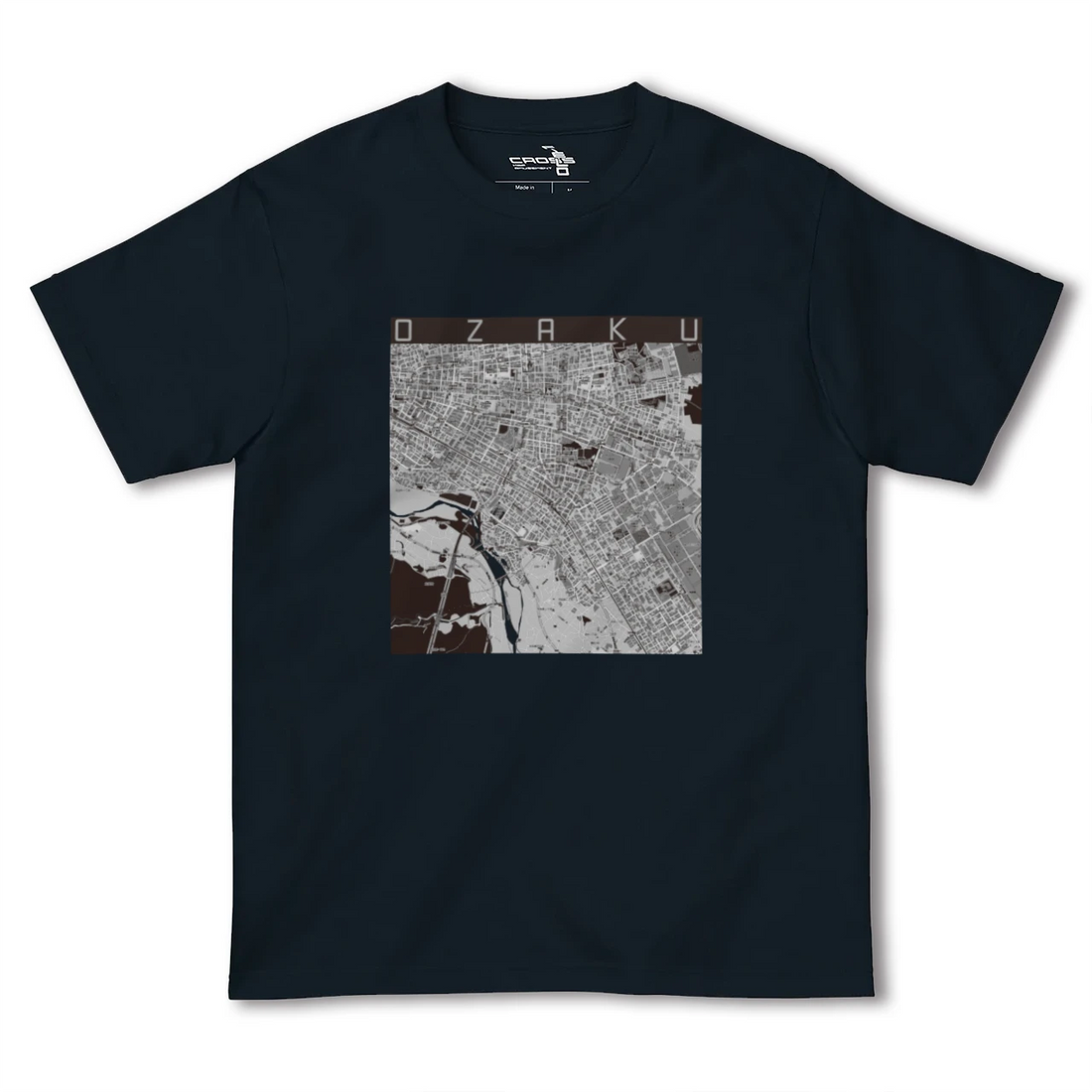 【小作(東京都)】地図柄ヘビーウェイトTシャツ