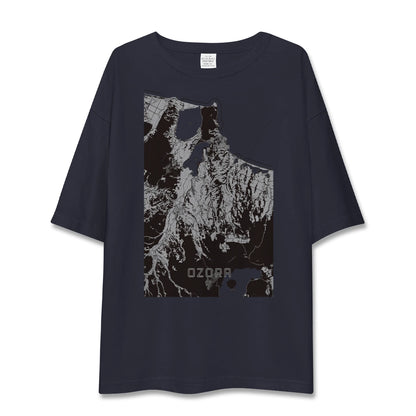 【大空（北海道）】地図柄ビッグシルエットTシャツ