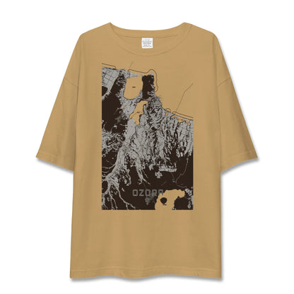 【大空（北海道）】地図柄ビッグシルエットTシャツ