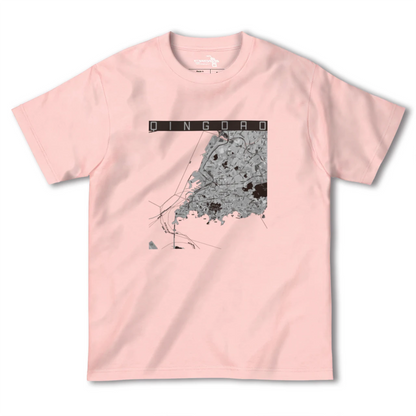 【青島（中国）】地図柄ヘビーウェイトTシャツ