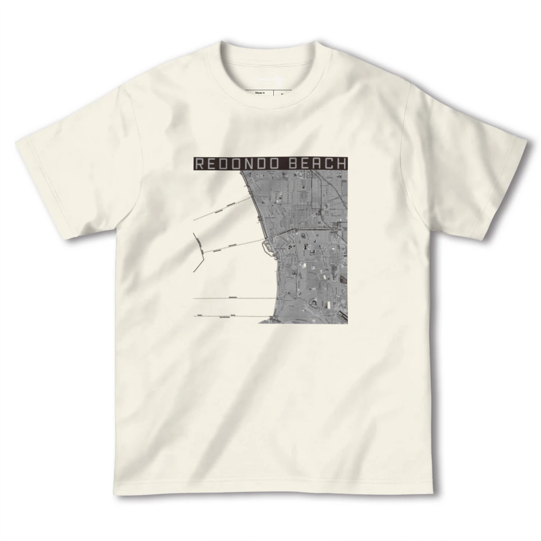 【レドンドビーチ(アメリカ)】地図柄ヘビーウェイトTシャツ
