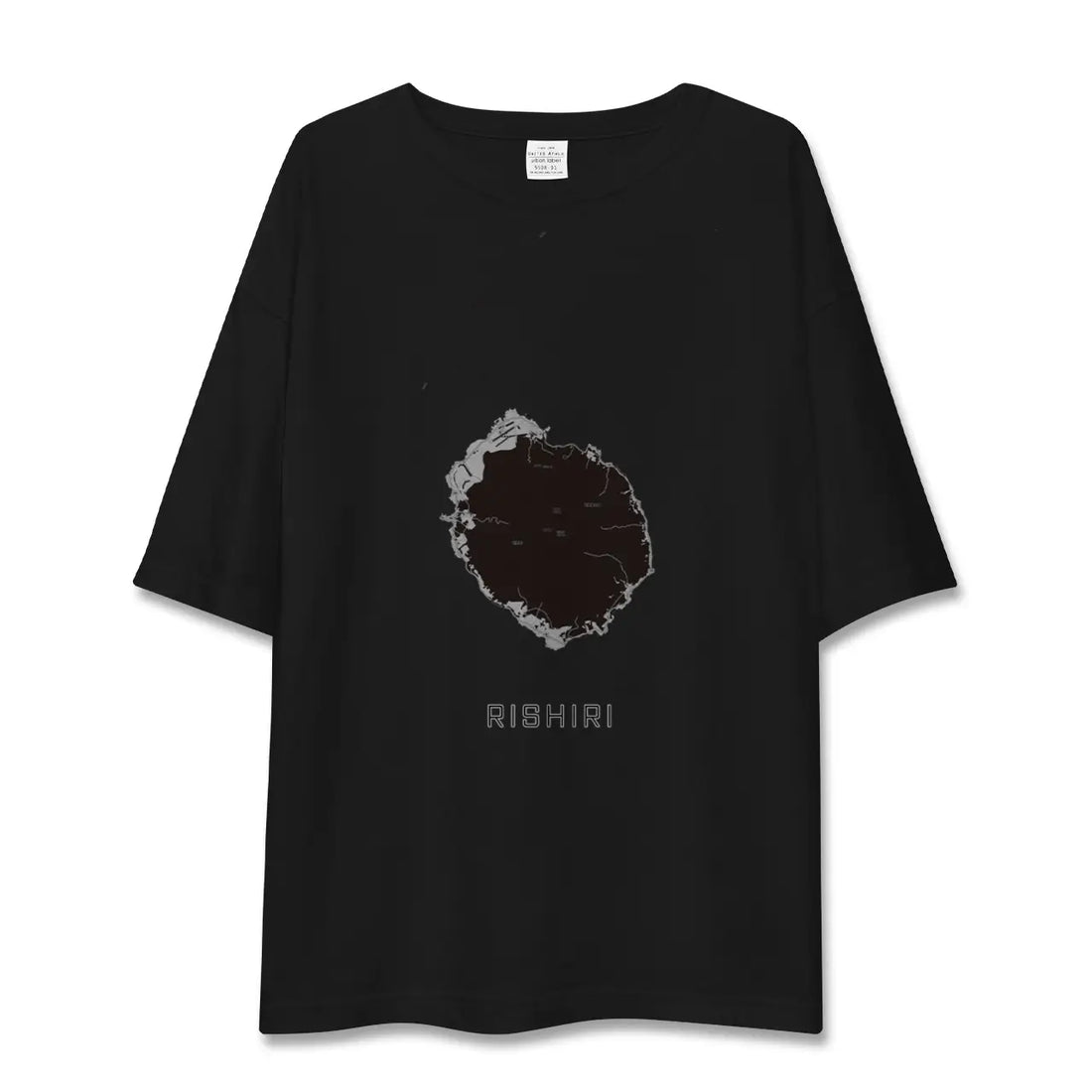 【利尻（北海道）】地図柄ビッグシルエットTシャツ