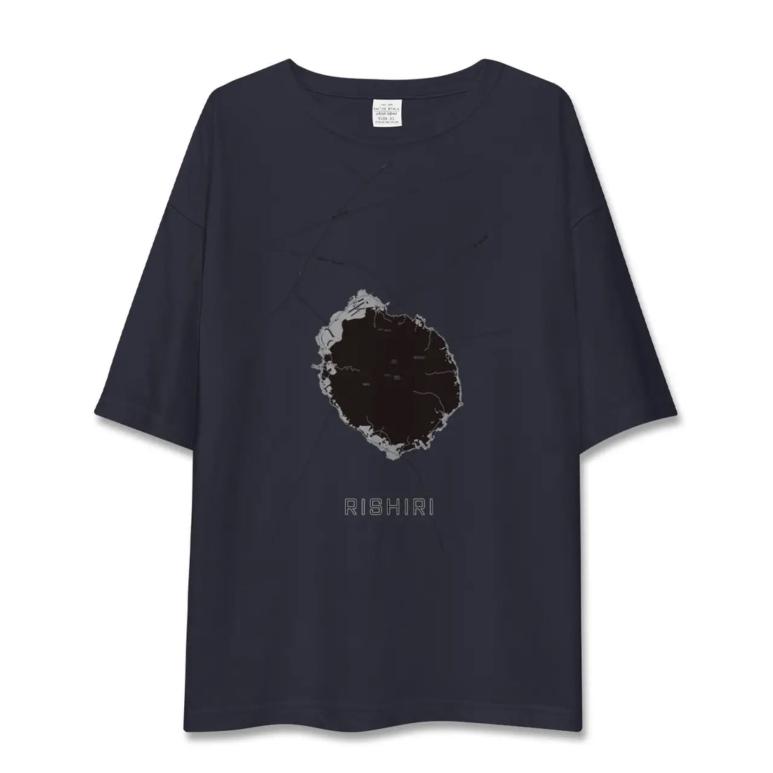 【利尻（北海道）】地図柄ビッグシルエットTシャツ