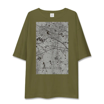 【芦花公園（東京都）】地図柄ビッグシルエットTシャツ