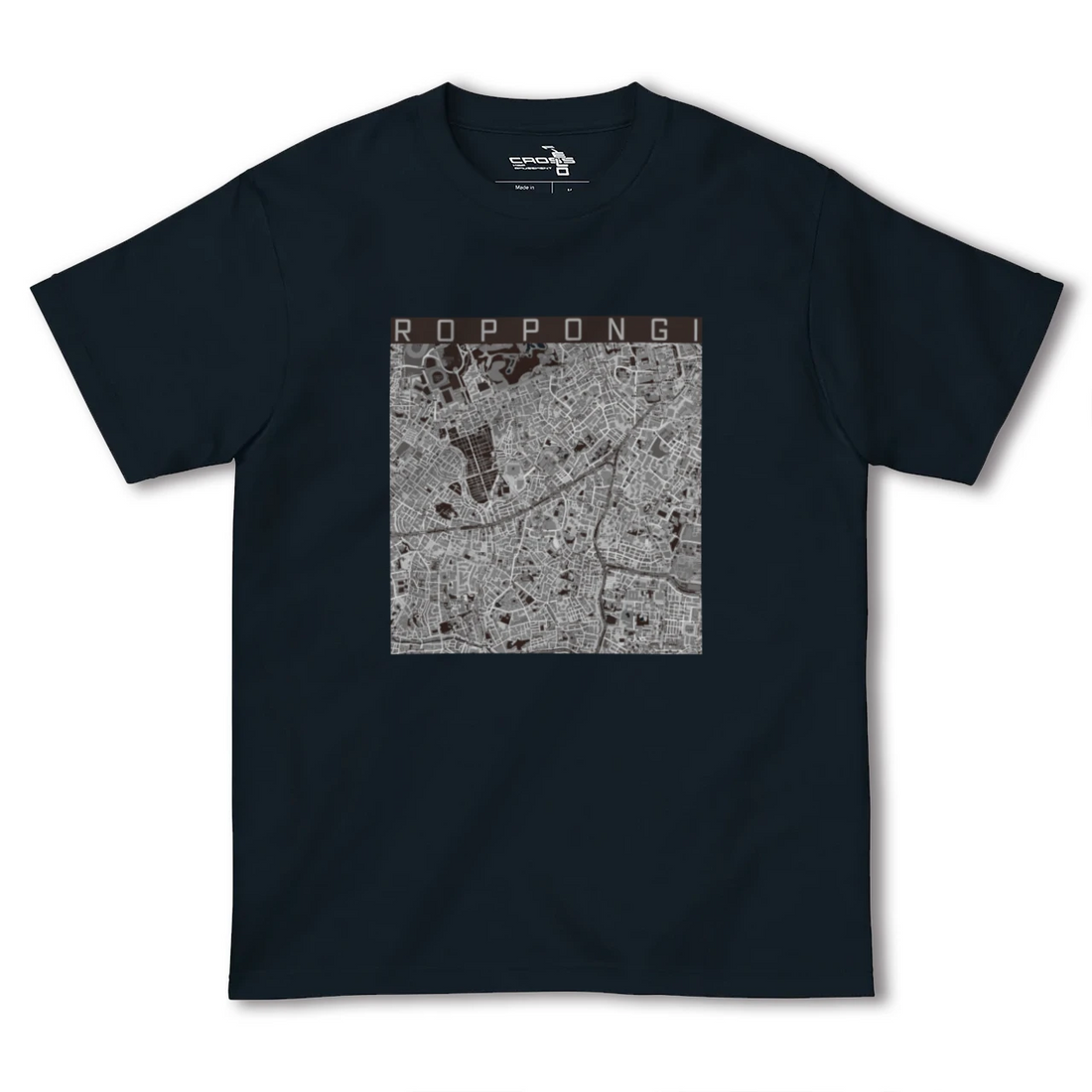 【六本木(東京都)】地図柄ヘビーウェイトTシャツ