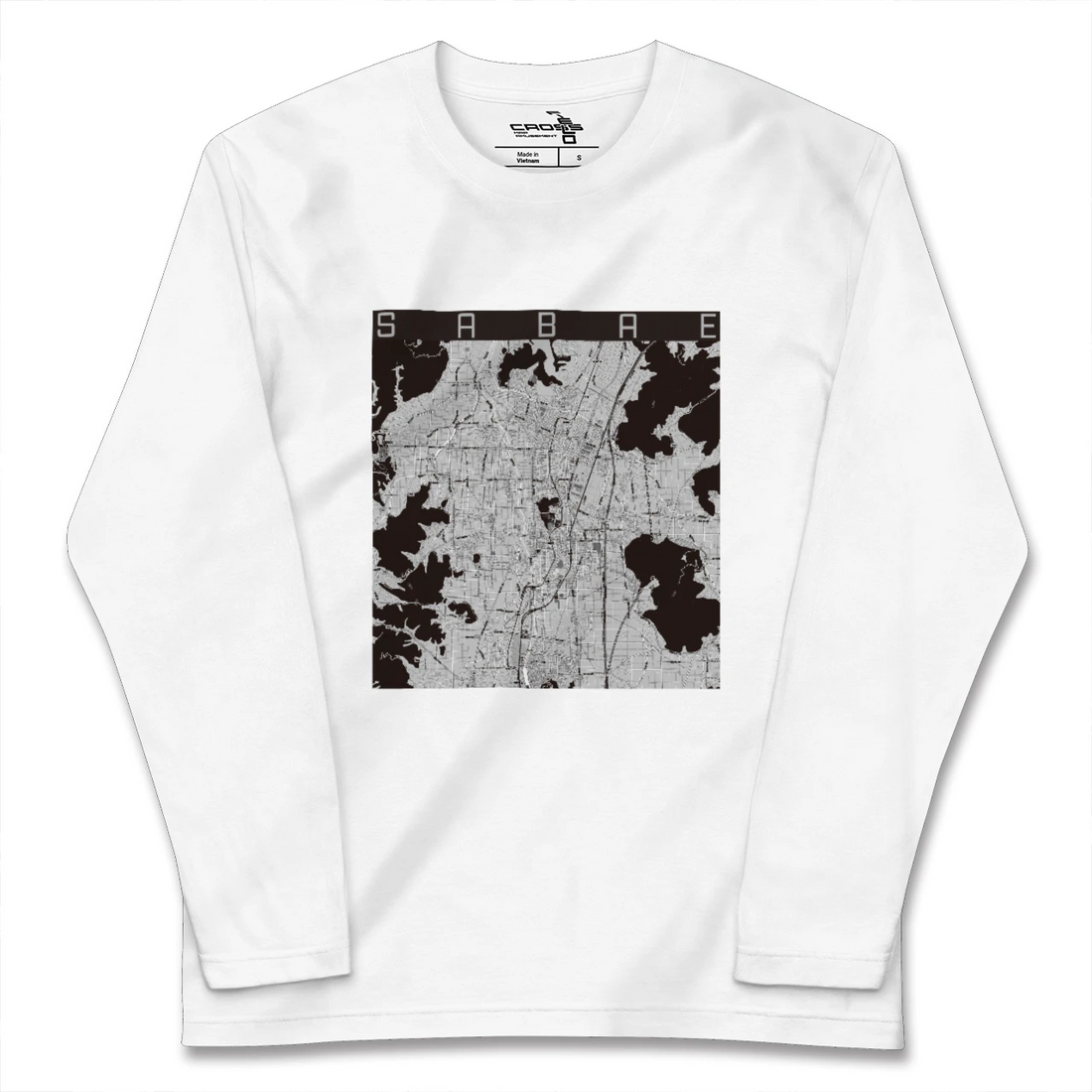 【鯖江(福井県)】地図柄ロングスリーブTシャツ