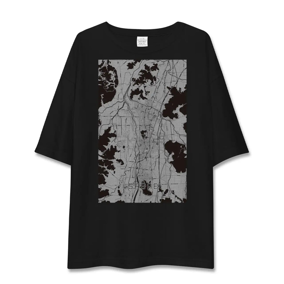 【鯖江(福井県)】地図柄ビッグシルエットTシャツ