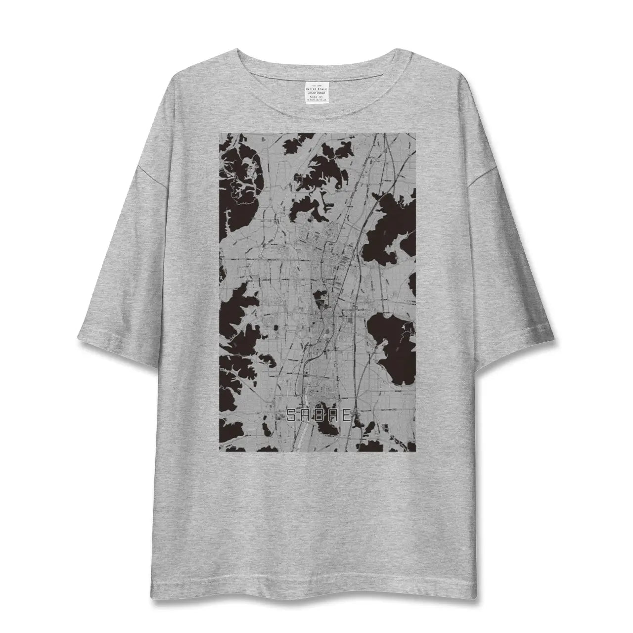 【鯖江（福井県）】地図柄ビッグシルエットTシャツ