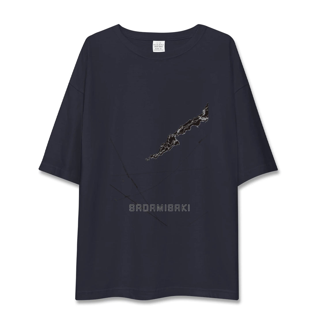 【佐田岬（愛媛県）】地図柄ビッグシルエットTシャツ