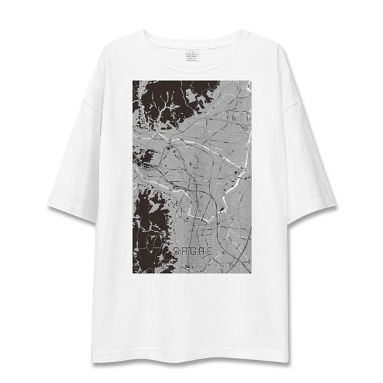 【寒河江（山形県）】地図柄ビッグシルエットTシャツ