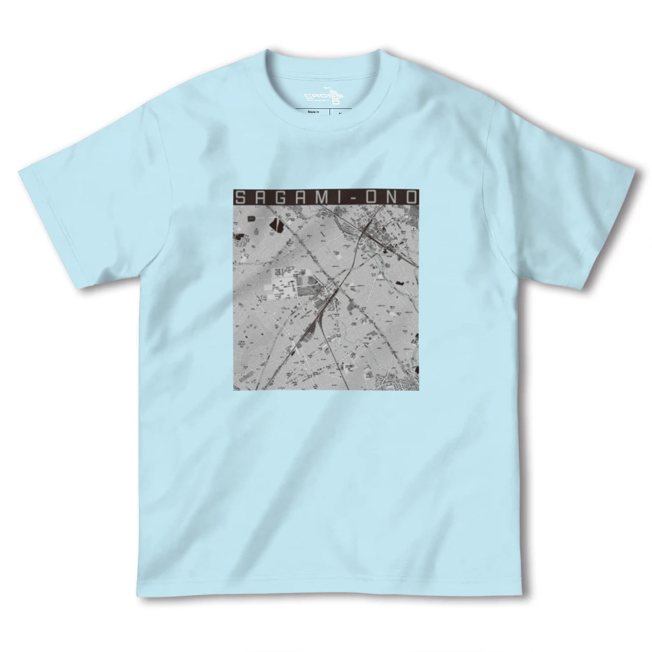 【相模大野（神奈川県）】地図柄ヘビーウェイトTシャツ