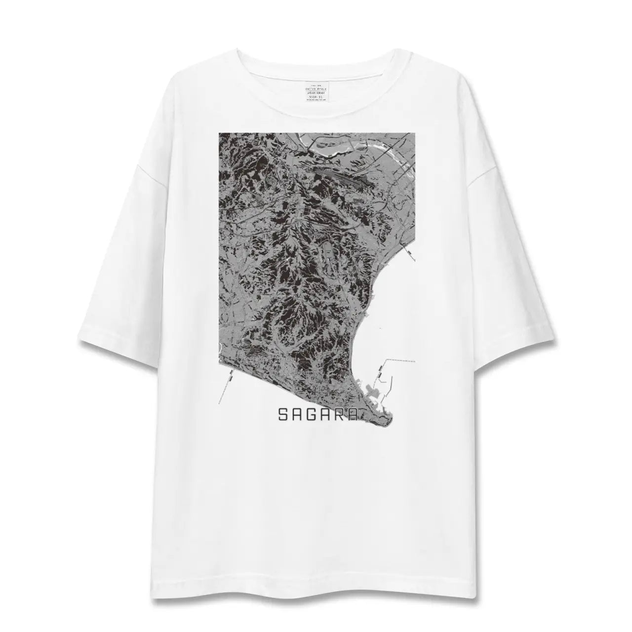 【相良（静岡県）】地図柄ビッグシルエットTシャツ
