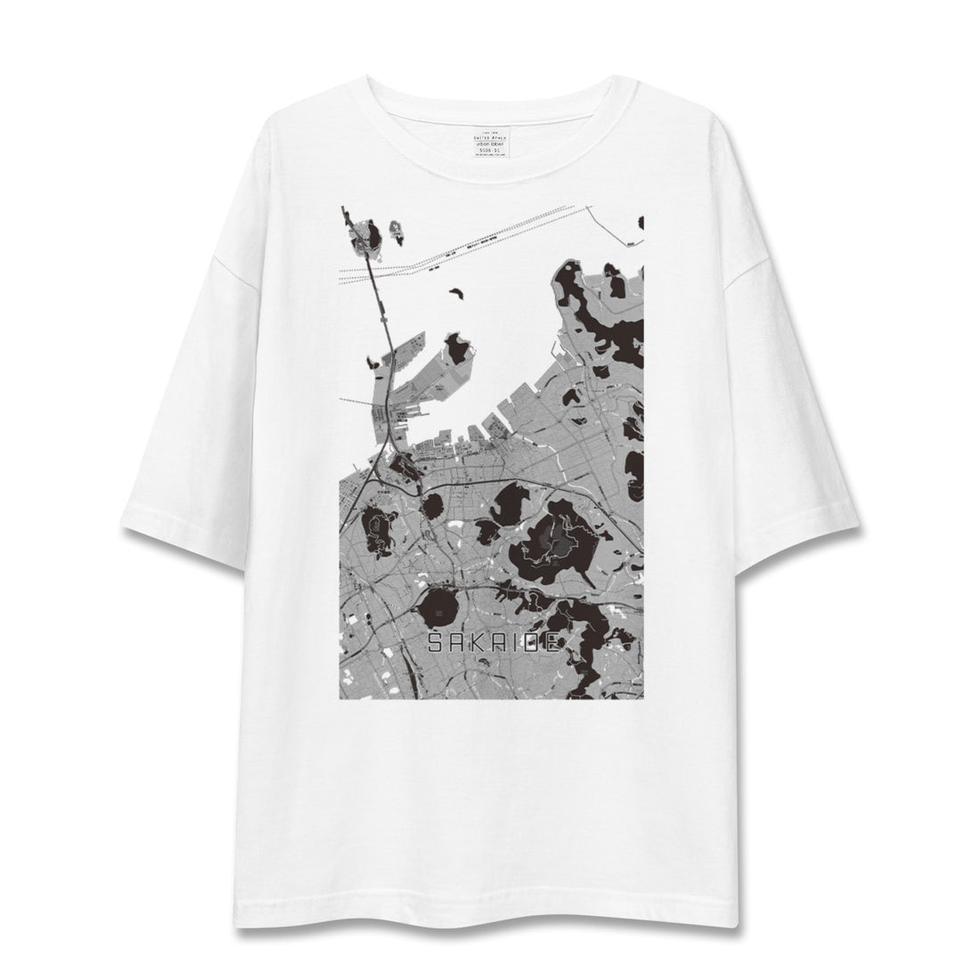【坂出(香川県)】地図柄ビッグシルエットTシャツ