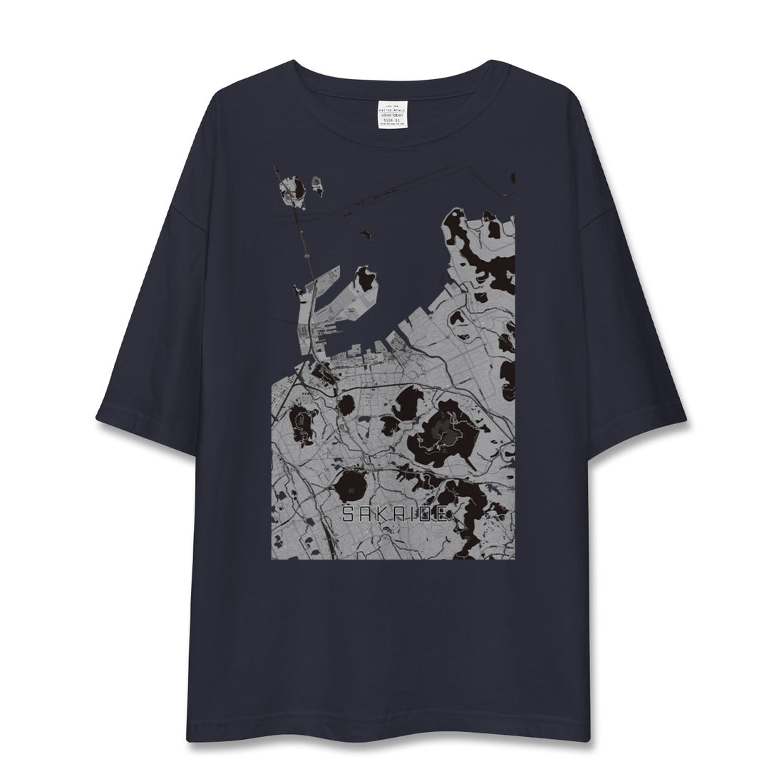 【坂出(香川県)】地図柄ビッグシルエットTシャツ