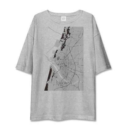 【酒田（山形県）】地図柄ビッグシルエットTシャツ