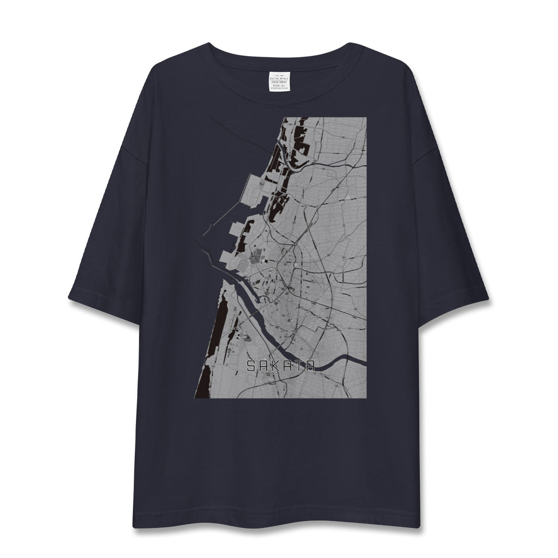 【酒田（山形県）】地図柄ビッグシルエットTシャツ