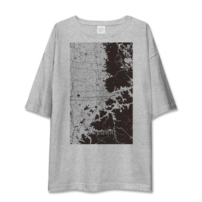 【桜井（奈良県）】地図柄ビッグシルエットTシャツ