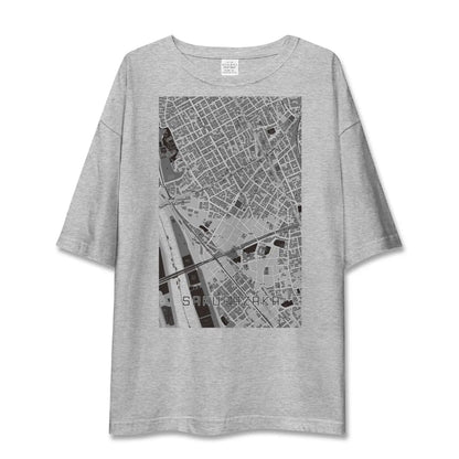 【桜坂（東京都）】地図柄ビッグシルエットTシャツ