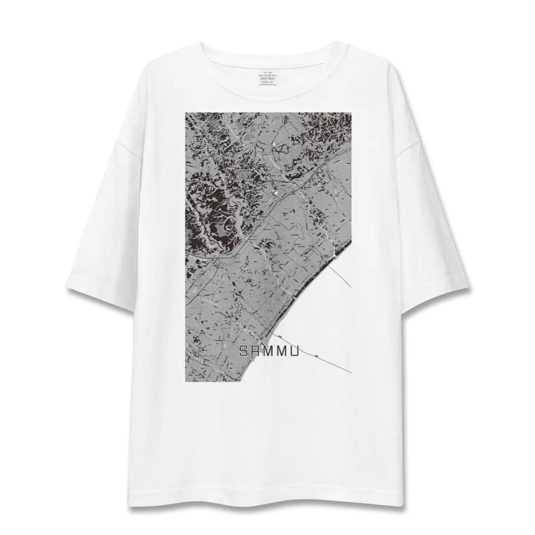 【山武（千葉県）】地図柄ビッグシルエットTシャツ