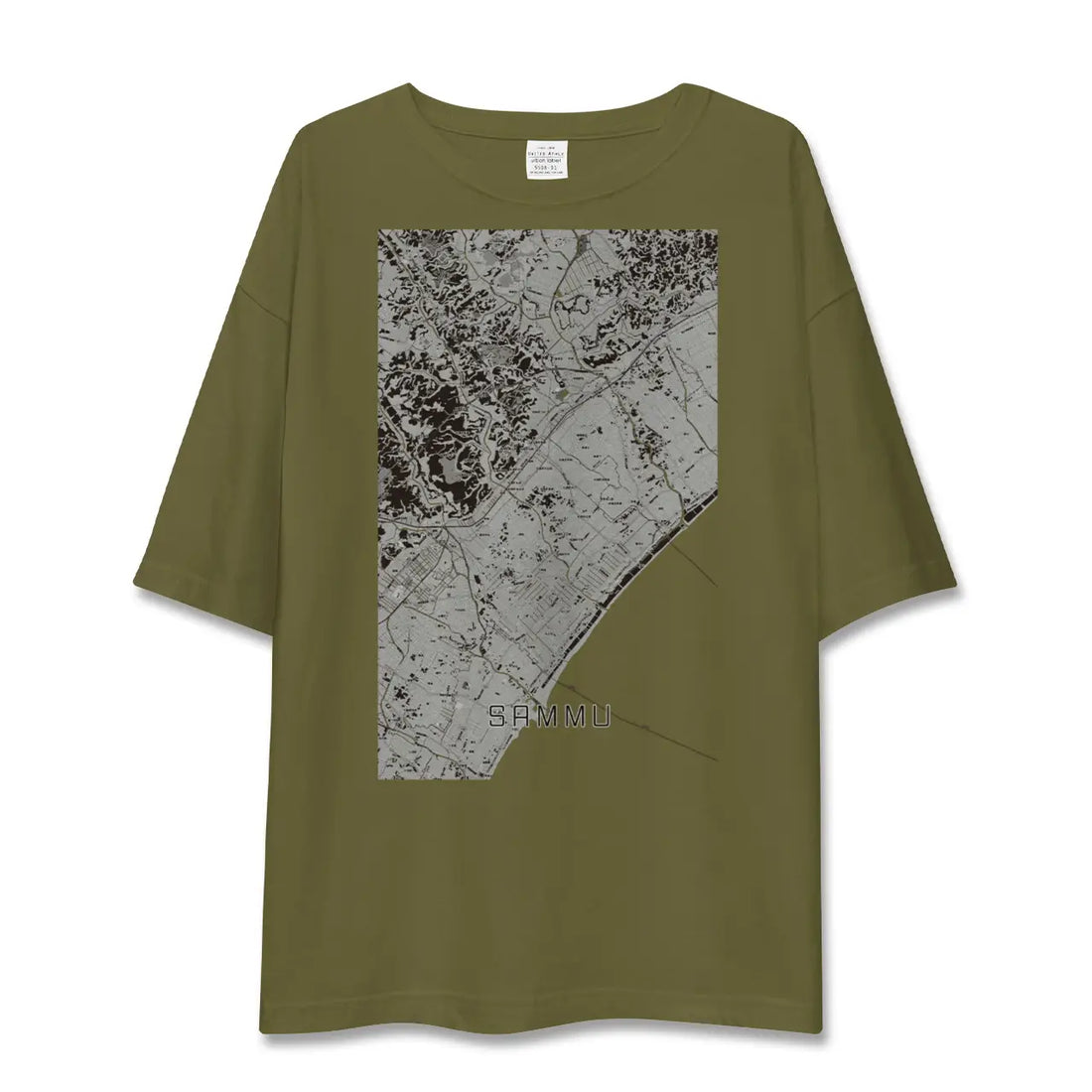 【山武(千葉県)】地図柄ビッグシルエットTシャツ