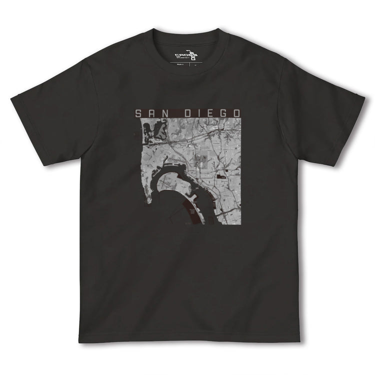 【サンディエゴ（アメリカ）】地図柄ヘビーウェイトTシャツ