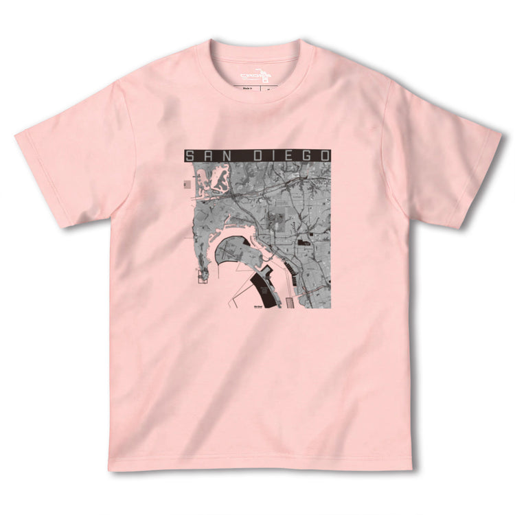 【サンディエゴ（アメリカ）】地図柄ヘビーウェイトTシャツ
