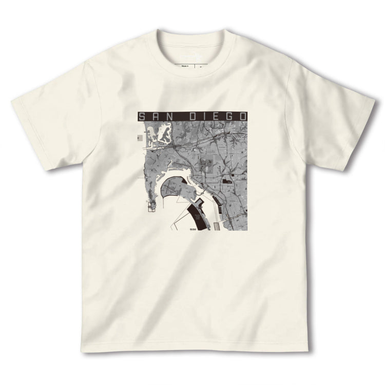 【サンディエゴ（アメリカ）】地図柄ヘビーウェイトTシャツ