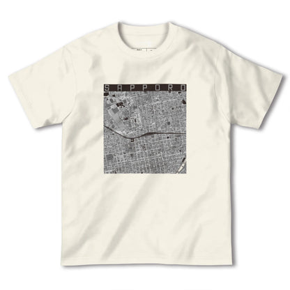【札幌2（北海道）】地図柄ヘビーウェイトTシャツ