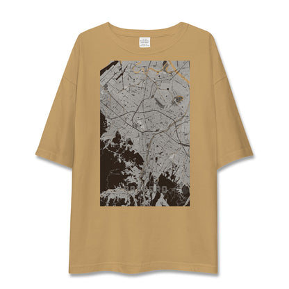 【札幌3（北海道）】地図柄ビッグシルエットTシャツ