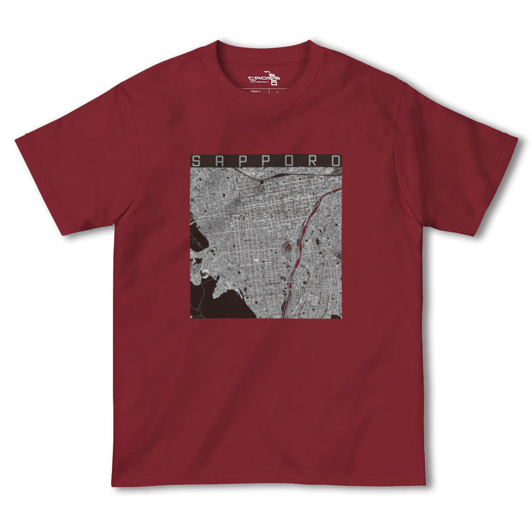 【札幌（北海道）】地図柄ヘビーウェイトTシャツ