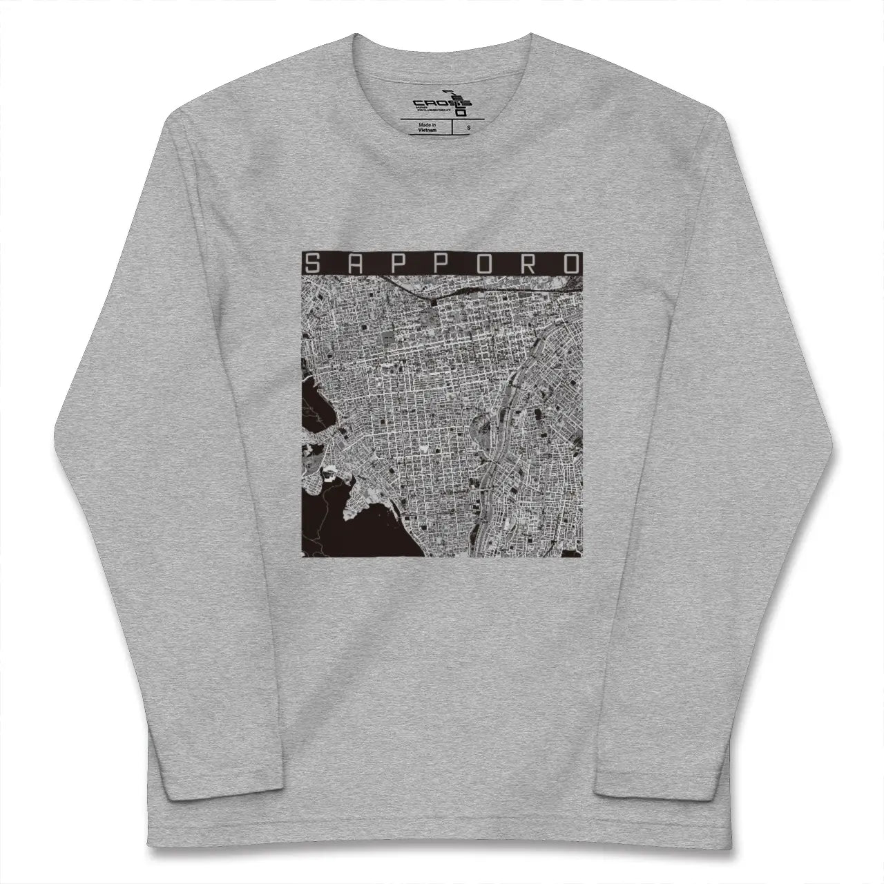 【札幌（北海道）】地図柄ロングスリーブTシャツ