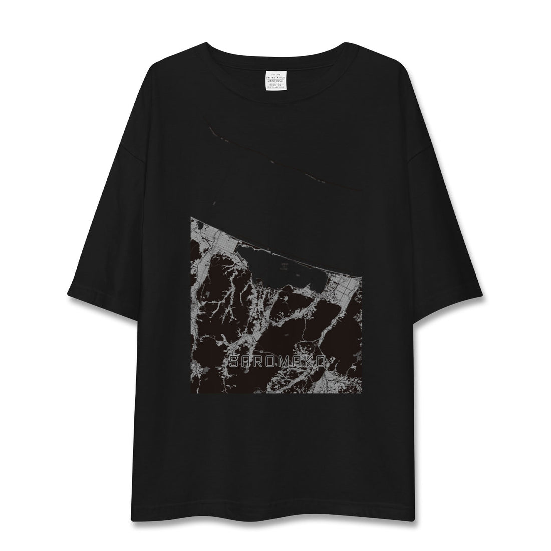 【サロマ湖(北海道)】地図柄ビッグシルエットTシャツ