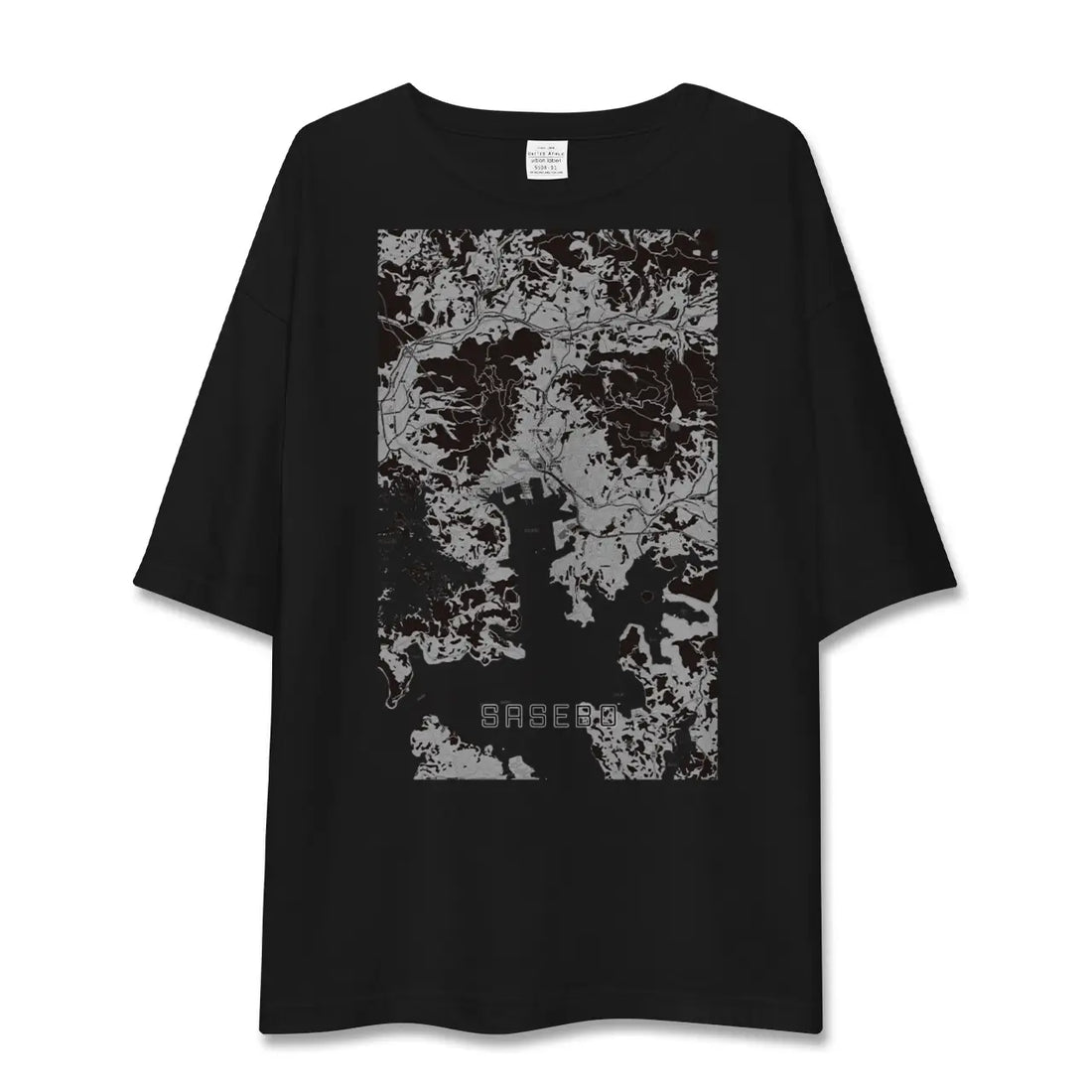 【佐世保(長崎県)】地図柄ビッグシルエットTシャツ