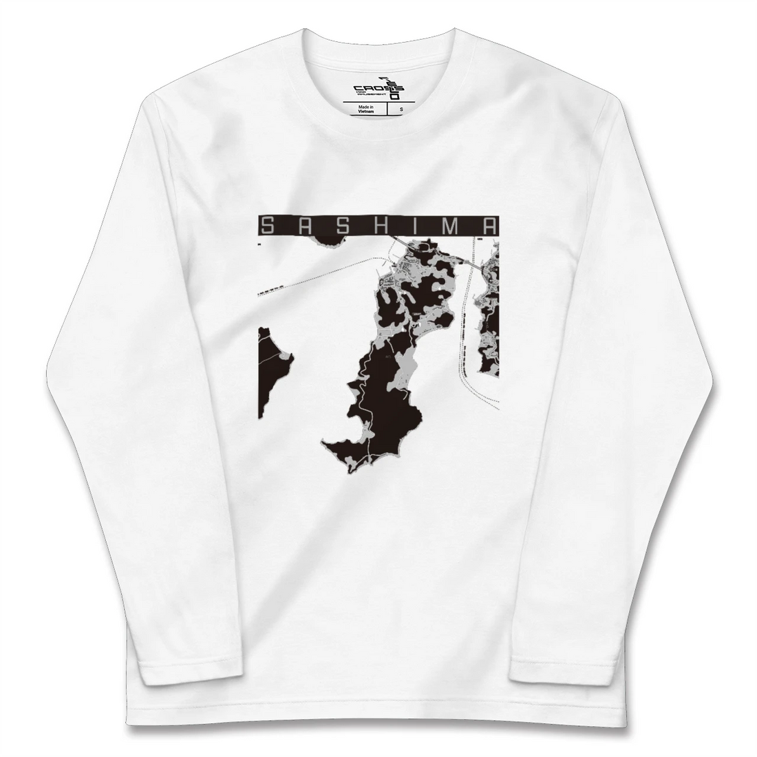 【佐島(愛媛県)】地図柄ロングスリーブTシャツ