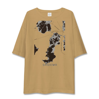 【佐島（愛媛県）】地図柄ビッグシルエットTシャツ