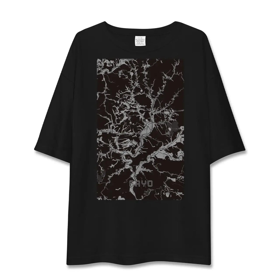 【佐用（兵庫県）】地図柄ビッグシルエットTシャツ