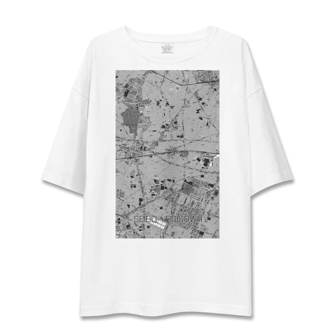 【西武柳沢(東京都)】地図柄ビッグシルエットTシャツ