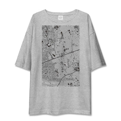 【成城学園前（東京都）】地図柄ビッグシルエットTシャツ