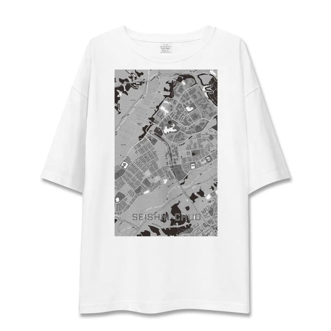 【西神中央(兵庫県)】地図柄ビッグシルエットTシャツ