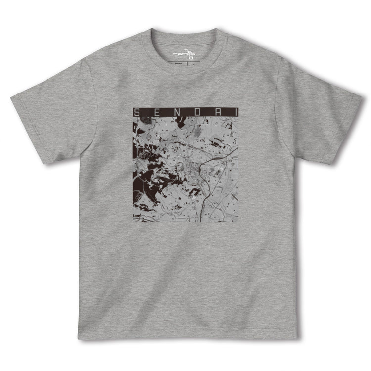 【仙台（宮城県）】地図柄ヘビーウェイトTシャツ