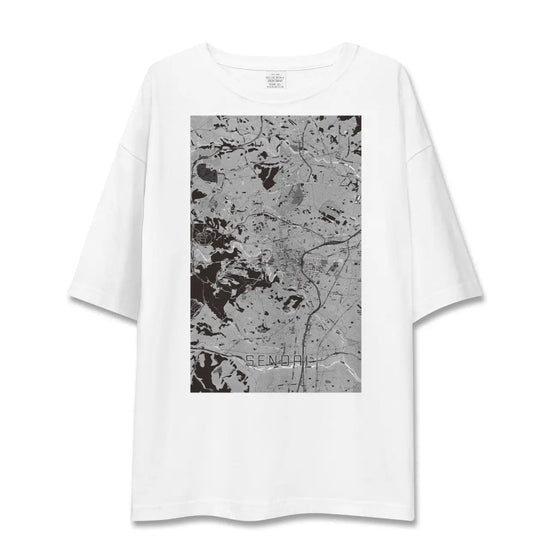 【仙台（宮城県）】地図柄ビッグシルエットTシャツ