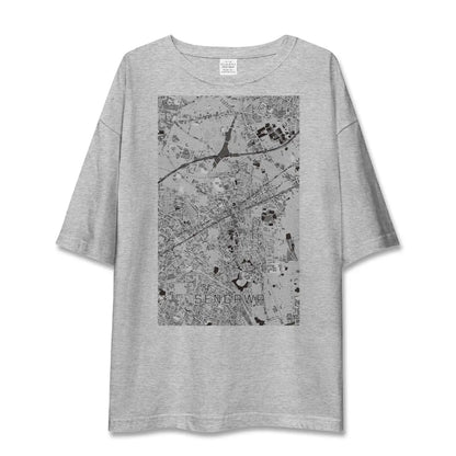 【仙川（東京都）】地図柄ビッグシルエットTシャツ
