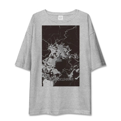 【仙石原（神奈川県）】地図柄ビッグシルエットTシャツ
