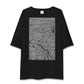【世田谷2（東京都）】地図柄ビッグシルエットTシャツ