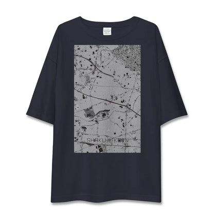 【石神井公園（東京都）】地図柄ビッグシルエットTシャツ