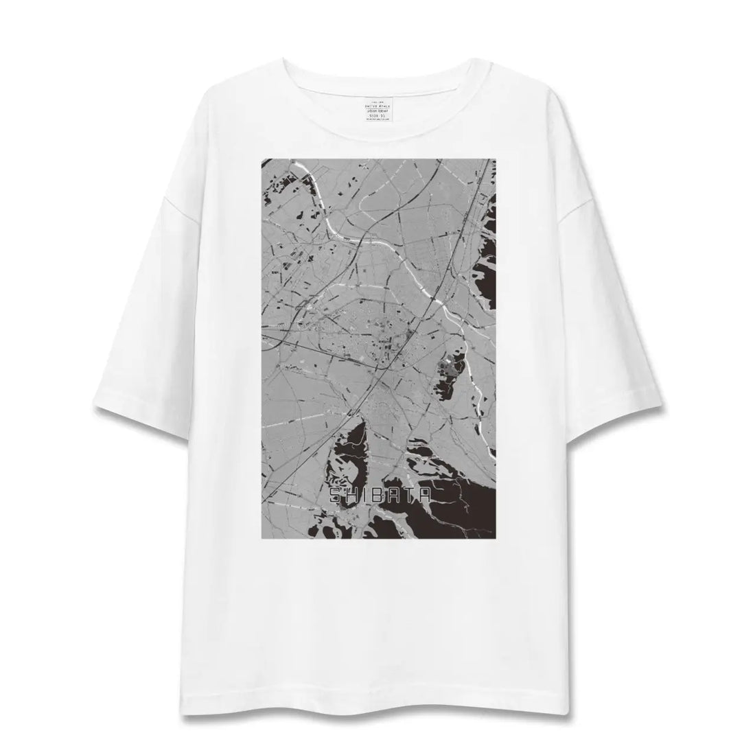 【新発田（新潟県）】地図柄ビッグシルエットTシャツ