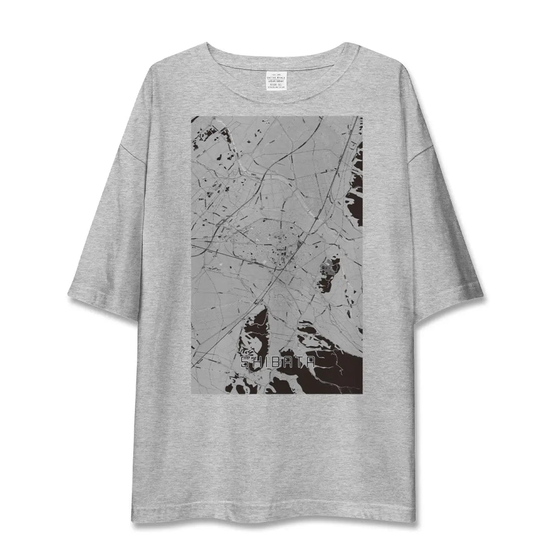 【新発田(新潟県)】地図柄ビッグシルエットTシャツ